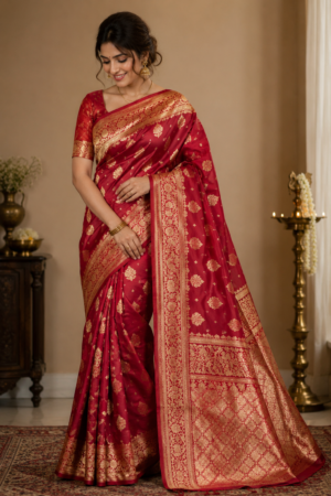 Handcrafted Banarasi Saree